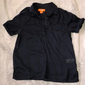 Medium, blue Joe Fresh half button up